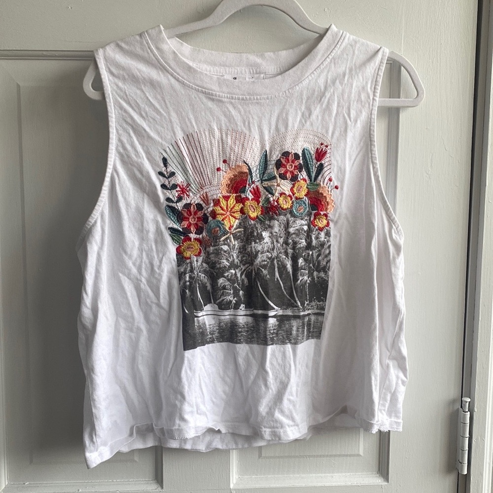 O’Neill White Sleeveless Top
